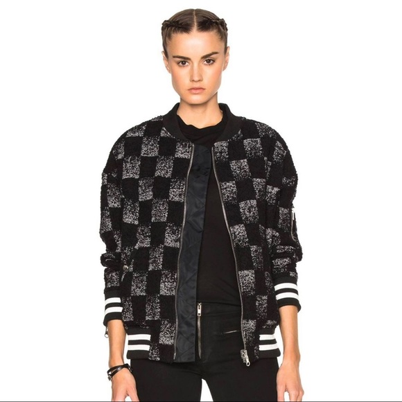 ADAPTATION Reversible Check Bomber Jacket - Picture 3 of 16